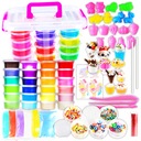 SLIME KREATYWNY ZESTAW DO ROBIENIA GLUTÓW DUŻY XXL MASA PLASTYCZNA GLUTY