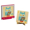 Petit Collage: drevené puzzle sova Little Owl Značka Petit Collage