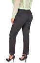 FIRI elegantné nohavice s vysokým pásom široká nohavica W KANT 42 /31 XL Dominujúca farba sivá