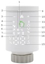 TUYA ZigBee 2 x ТЕРМОСТАТ ДЛЯ ГОЛОВКИ + БЛОК УПРАВЛЕНИЯ WIFI