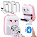 DRUKUS MINI ПОРТАТИВНЫЙ ТЕРМОЭТИКЕТОЧНЫЙ ПРИНТЕР + 11 РОЛИКОВ