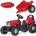 Rolly Toys rolyKid traktor na pedały Case z przyczepką Kod producenta 600012411