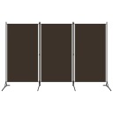 Экран 3-панельный, коричневый, 260 х 180 см.