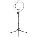 LAMPA NA LÍČENIE RING LIGHT 18&quot; 48W LED + STATÍV Osvetlenie LED