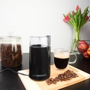 Výkonný elektrický kuchynský mlynček na mletie kávy orechov čierny 160W Kód výrobcu EKC002K