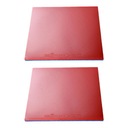 2 ракетки для настільного тенісу Rubber Pong Rubber, Protector Sheet, Tennis Red