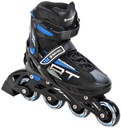 Роликовые коньки RAVEN Profession, черные/синие, регулируемые, 38–42