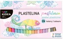 Школьный пластилин, 24 насыщенных ярких пастельных цвета Kidea