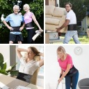 PODPARCIE LEDZWIOWE KOMPRESYJNY РЕМЕНЬ BIODROWY XL ЧЕРНЫЙ DO UPRAWIANIA SPORTU I FITNESSU  фото 9