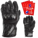 Черные кожаные перчатки RST Stunt III M