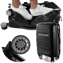 БОЛЬШОЙ ДОРОЖНЫЙ ЧЕМОДАН XXL ИЗ ПОЛИПРОПИЛЕНА RGL БАГАЖНИК С ДВОЙНЫМИ ПОВОРОТНЫМИ КОЛЕСАМИ