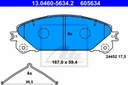 PADS HAM.PRZOD LEXUS RX 09- 