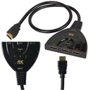 РАЗДЕЛИТЕЛЬ-концентратор HDMI FULL HD 4K 3 в 1, 3 ПОРТА