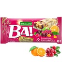 БАХ! Полезный зерновой батончик КЛЮКВА и АПЕЛЬСИН 40г BAKALLAND