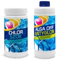 ALGA OFF ANTIGLONE 1L + ХЛОР ШОКИРОВАННАЯ ХИМИЯ ДЛЯ БАССЕЙНА