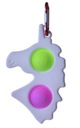 PUSH BUBBLE SQUISHY TOYS БРЕЛОК С ЕДИНОРОГОМ