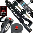 ZAPIĘCIE ROWEROWE ŁAŃCUCH ZAPIĘCIE DO ROWERU MUVIKE SOLID 900/6K 90 cm 6 mm