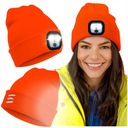 НЕОНОВАЯ ШАПКА ДЛЯ ГОЛОВЫ И УШЕЙ ЗИМНЯЯ ТЕПЛАЯ СВЕТОДИОДНАЯ ЛАМПА