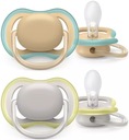 Соска AVENT ULTRA AIR 0–6 мес ДЫШАЩАЯ + ЧЕХОЛ