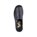 RIEKER TEX черные кожаные туфли, полуботинки L7156-00