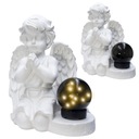 БОЛЬШАЯ СВЕЧА, ГИПСОВАЯ ФИГУРКА гробницы, СВЕТОДИОДНАЯ СОЛНЕЧНАЯ ЛАМПА