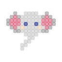 МИКРОБЛОКИ МАЛЕНЬКИЕ ВАФЛИ MARIOINEX ELEPHANT WAFFLES 80 ЭЛЕМЕНТОВ. КАЧЕСТВО