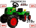 Traktor na pedały z przyczepą i akcesoriami 133 cm EAN (GTIN) 5907518338074