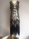 BABEYOND sukienka ołówkowa cekinowa frędzle 38 M Materiał dominujący inny