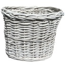 КОРЗИНА ПЛЕТЕНАЯ КОРЗИНА ЦВЕТОЧНАЯ КРЫШКА S