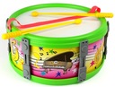 Ударный барабан Percussion 23 см + палочки, инструмент для детей MIX MAREK