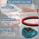 30A JUMP СТАРТЕР 11AWG JUMPER ПРОВОДА ЗАРЯДНИЙ ПРИСТРІЙ АДАПТЕР DO АКУМУЛЯТОРА BOSCH 18V  (17516736900) фото min 6
