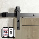 Система раздвижных дверей С МАССОВЫМ МЕТАЛЛИЧЕСКИМ НАПРАВЛЯЮЩИМ, рисунок «ЛОФТ»