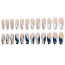 1 Надавите на накладные ногти