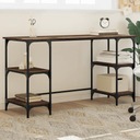 Письменный стол из коричневого дуба 140x50x75 см