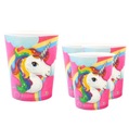 БУМАЖНЫЙ СТАКАНЧИК РОЗОВЫЙ ЕДИНОРОГ 6 шт. DS