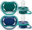 Соска AVENT ULTRA AIR 6-18M ДЫШАЩАЯ + ЧЕХОЛ