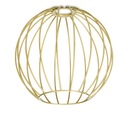 Абажур из металлической проволоки для шаровых ламп E27, XL золотой