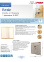 Калитка лестничная дверь винтовая 65 5-106см REER