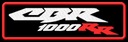 Naszywka dla fanów Honda CBR 1000 RR haftowana z termofolią CBR1000 1000RR