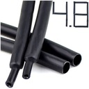 ТРУБКА ТЕРМОУСАДОЧНАЯ С КЛЕЕМ 1М ТОЛЩИНА ЧЕРНАЯ 4мм 4,8/1,6 мм