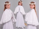 Пелерина на причастя, штучне хутро