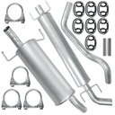 Комплект глушителя Opel Zafira 05-14 B II 2 1,6 1,8 2,2