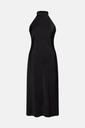 Warehouse NI1 wxq saténové čierne šaty odhalené ramená 48 Dominujúca farba čierna