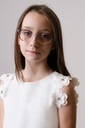 Pokomunálne lichobežníkové šaty pre dievča 140 Rukáv bez rukávov