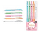 ГЕЛЕВЫЕ РУЧКИ ZEBRA SARASA CLIP MILK 5 ЦВЕТОВ 0,5 ММ ПРЕМИУМ КАЧЕСТВА