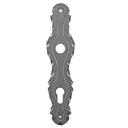 SZYLD DO DRZWI Z OTWORAMI 260X60 D20 STAL ZDOBIONA