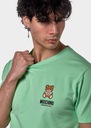 MOSCHINO značkové pánske tričko NOVINKA Teddy Bear GREEN veľ. M Dominujúca farba zelená