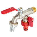 Садовый смеситель с двойным краном 1/2x3/4x3/4