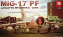 MODEL SAMOLOTU MIG-17 PF ZSRR Lotnictwo 1:72 Plast