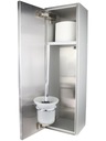 ШКАФ ДЛЯ ТУАЛЕТНОЙ ЩЕТКИ И БУМАЖНОГО МОДУЛЯ В ВАННОЙ КОМНАТЕ